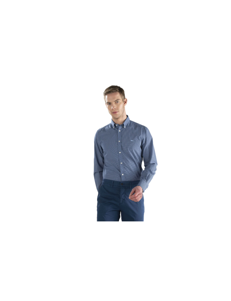 CRH011 CAMICIA 2 TESSUTI HARMONT & BLAINE