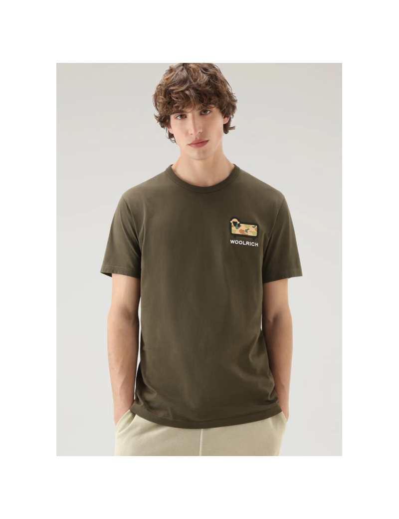 WOTEE0087 CAMO SHEEP TEE WOOLRICH