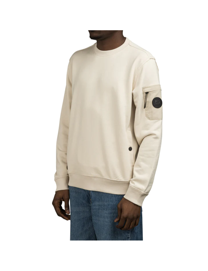 LOGO CREWNECK WOOLRICH