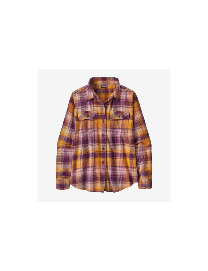 W'S L/S ORG. COTTON FIORD FLANNEL SHIRT PATAGONIA