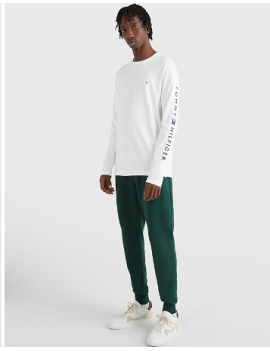 TOMMY LOGO LONG SLEEVE TEE TOMMY HILFIGER