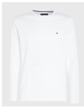 TOMMY LOGO LONG SLEEVE TEE TOMMY HILFIGER