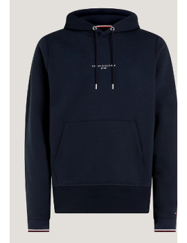 32673 TOMMY LOGO TIPPED HOODY TOMMY HILFIGER