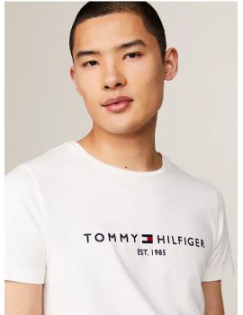 TOMMY LOGO TIPPED TEE TOMMY HILFIGER